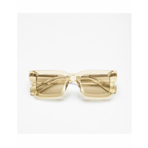 -Chimi Sunglasses #5 in Light Yellow. main image 10